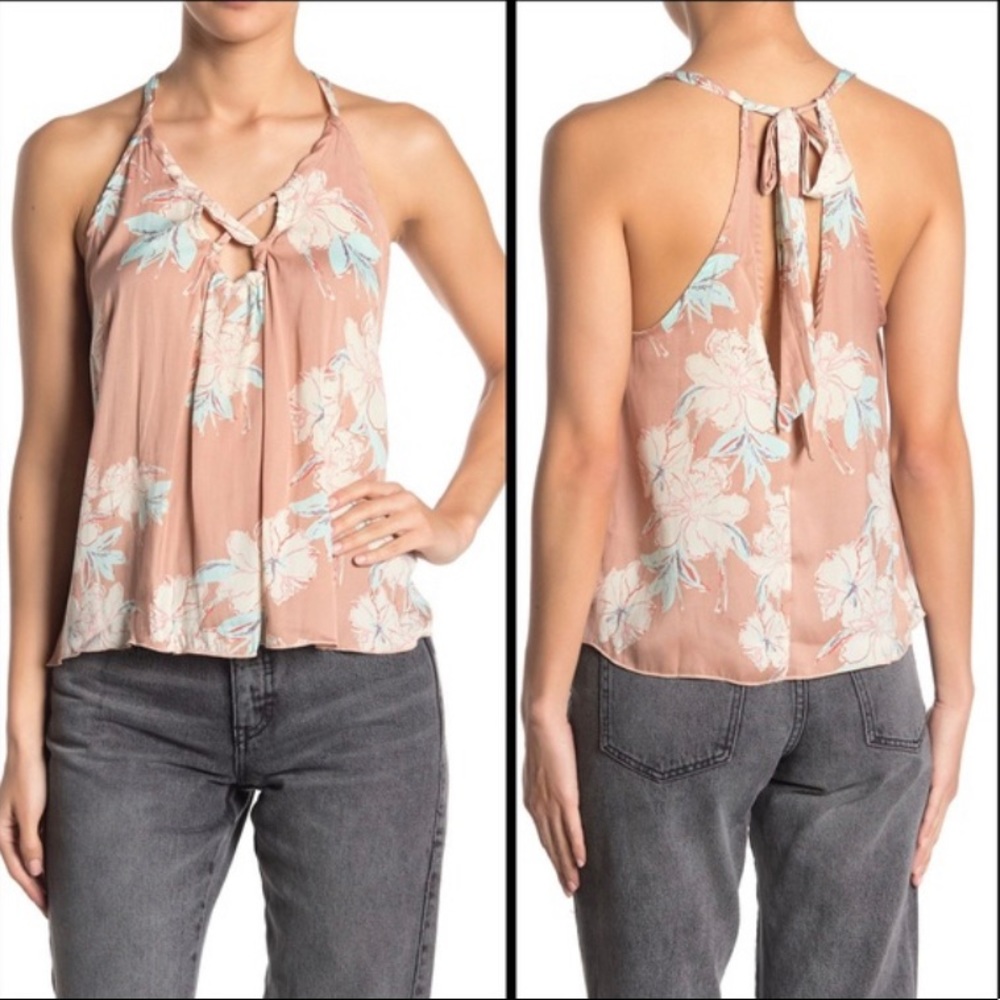 FREE PEOPLE LINE UP FLORAL CAMI